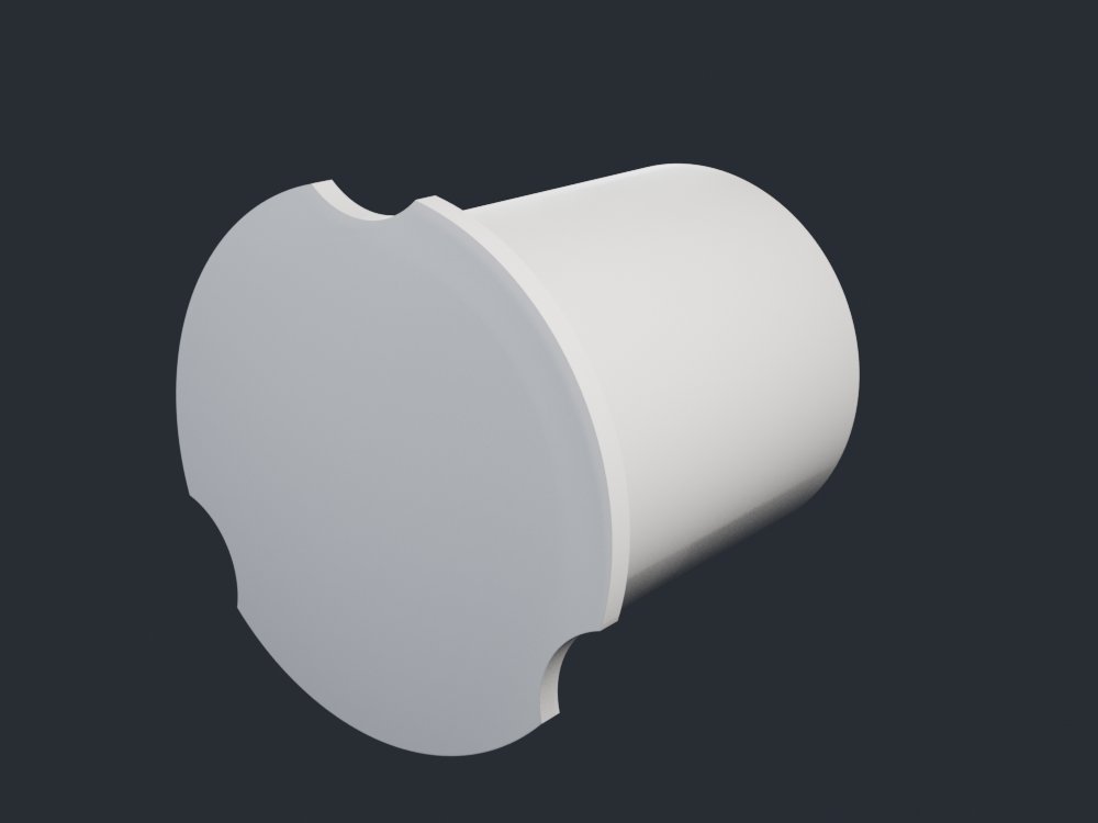 3D printer spool weight render