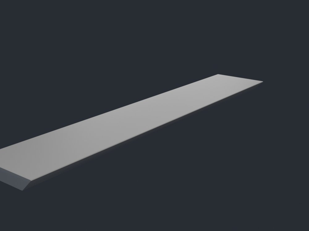 Mini straight edge render